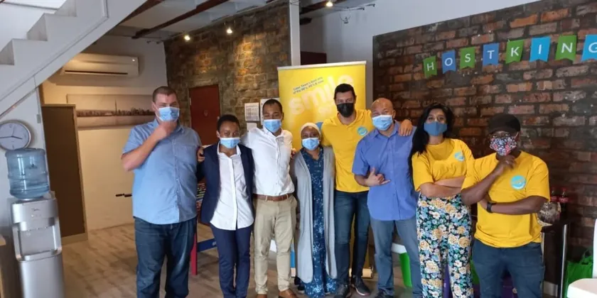 The team in 2021, Cape Town office